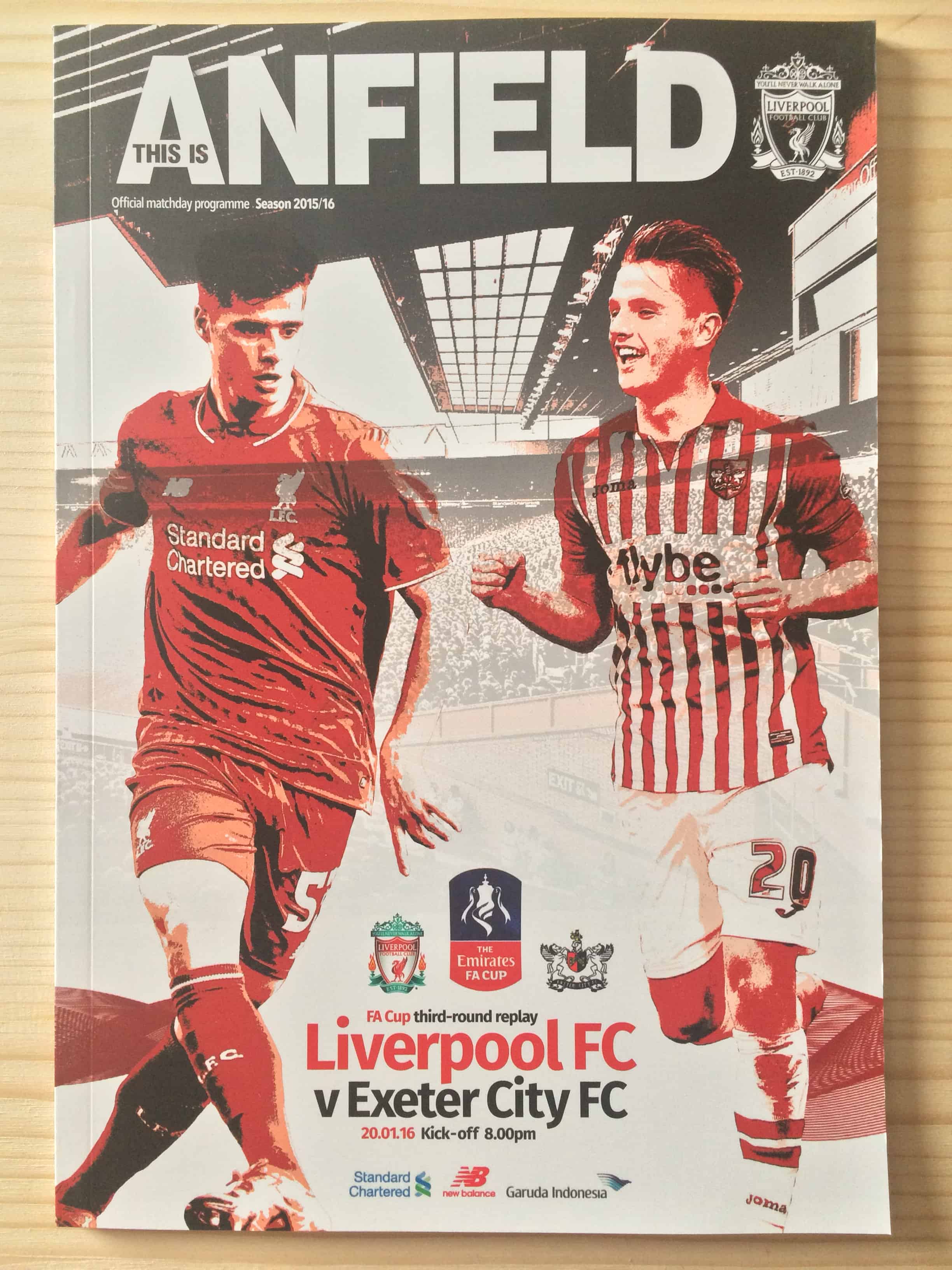 Liverpool FC v Exeter City FC